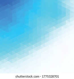 Blue Grid Mosaic Background, Creative Design Templates