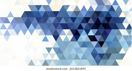 Blue Grid Mosaic Background, Creative Design Templates