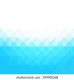 Blue Grid Mosaic Background, Creative Design Templates