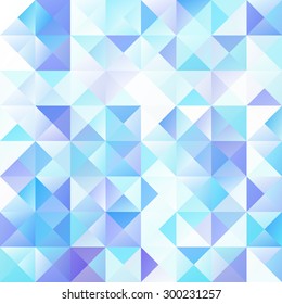 Blue Grid Mosaic Background, Creative Design Templates