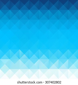 Blue Grid Mosaic Background, Creative Design Templates