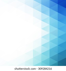 Blue Grid Mosaic Background, Creative Design Templates