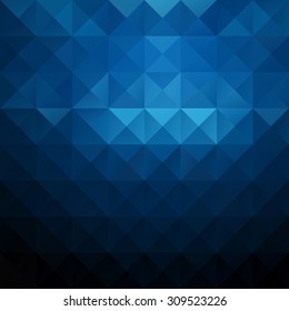 Blue Grid Mosaic Background, Creative Design Templates