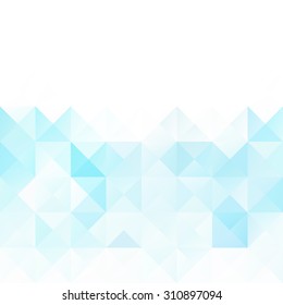 Blue Grid Mosaic Background, Creative Design Templates
