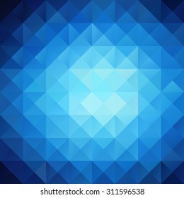 Blue Grid Mosaic Background, Creative Design Templates