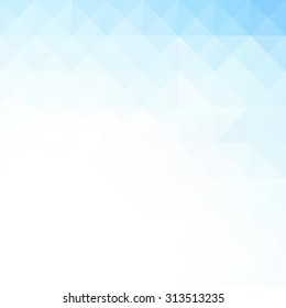 Blue Grid Mosaic Background, Creative Design Templates