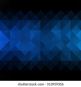 Blue Grid Mosaic Background, Creative Design Templates