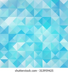 Blue Grid Mosaic Background, Creative Design Templates