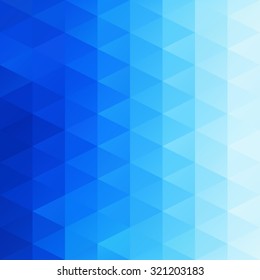 Blue Grid Mosaic Background, Creative Design Templates