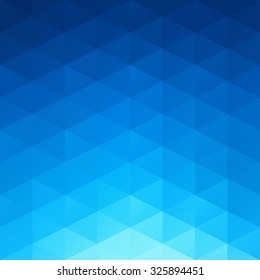 Blue Grid Mosaic Background, Creative Design Templates