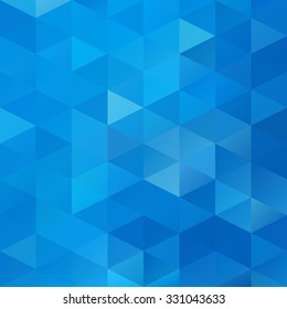 Blue Grid Mosaic Background, Creative Design Templates