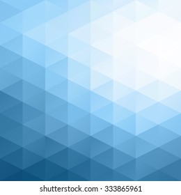 Blue Grid Mosaic Background, Creative Design Template