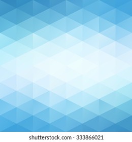 Blue Grid Mosaic Background, Creative Design Template