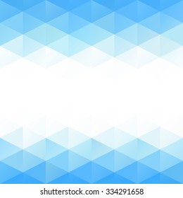 Blue Grid Mosaic Background, Creative Design Templates