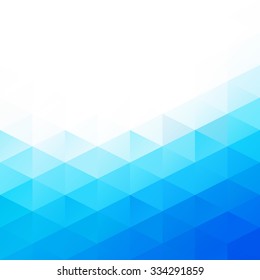 Blue Grid Mosaic Background, Creative Design Templates