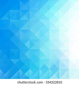 Blue Grid Mosaic Background, Creative Design Templates