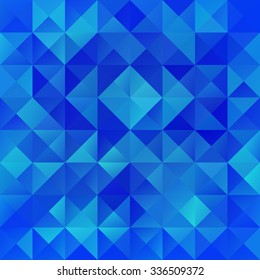 Blue Grid Mosaic Background, Creative Design Templates