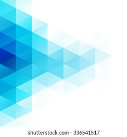 Blue Grid Mosaic Background, Creative Design Templates