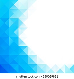 Blue Grid Mosaic Background, Creative Design Templates