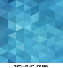 Blue Grid Mosaic Background, Creative Design Templates