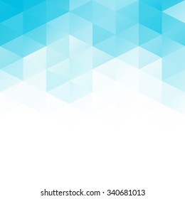 Blue Grid Mosaic Background, Creative Design Templates