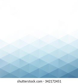 Blue Grid Mosaic Background, Creative Design Templates