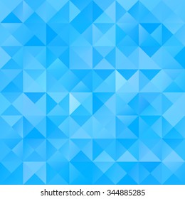 Blue Grid Mosaic Background, Creative Design Templates