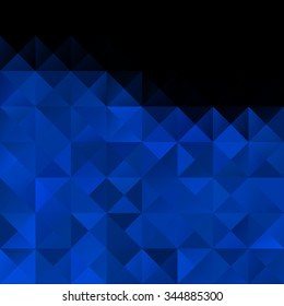 Blue Grid Mosaic Background, Creative Design Templates