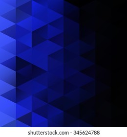 Blue Grid Mosaic Background, Creative Design Templates