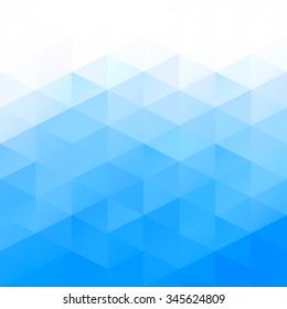 Blue Grid Mosaic Background, Creative Design Templates