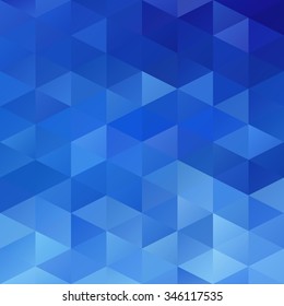 Blue Grid Mosaic Background, Creative Design Templates