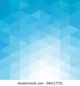 Blue Grid Mosaic Background, Creative Design Templates