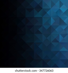 Blue Grid Mosaic Background, Creative Design Templates