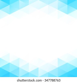 Blue Grid Mosaic Background, Creative Design Templates