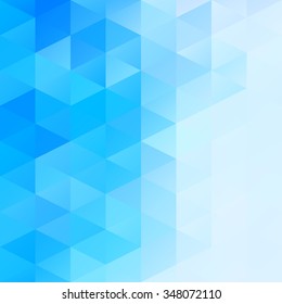 Blue Grid Mosaic Background, Creative Design Templates