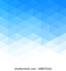 Blue Grid Mosaic Background, Creative Design Templates