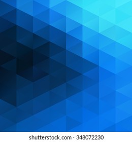 Blue Grid Mosaic Background, Creative Design Templates