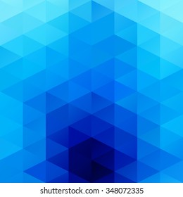 Blue Grid Mosaic Background, Creative Design Templates