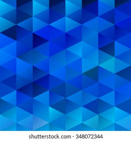 Blue Grid Mosaic Background, Creative Design Templates