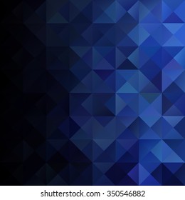 Blue Grid Mosaic Background, Creative Design Templates