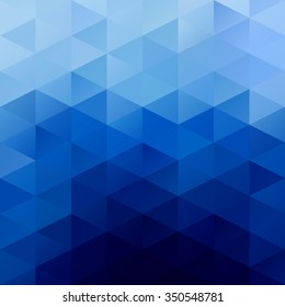 Blue Grid Mosaic Background, Creative Design Templates
