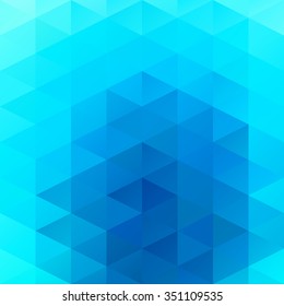 Blue Grid Mosaic Background, Creative Design Templates