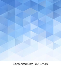 Blue Grid Mosaic Background, Creative Design Templates