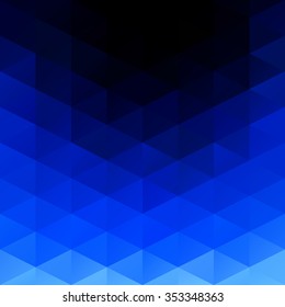 Blue Grid Mosaic Background, Creative Design Templates