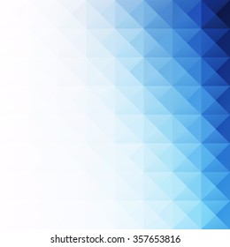 Blue Grid Mosaic Background, Creative Design Templates