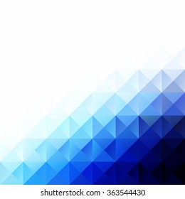 Blue Grid Mosaic Background, Creative Design Templates