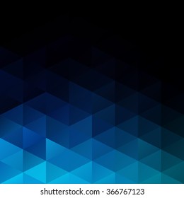Blue Grid Mosaic Background, Creative Design Templates