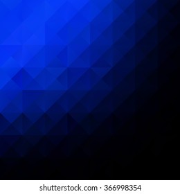 Blue Grid Mosaic Background, Creative Design Templates