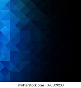 Blue Grid Mosaic Background, Creative Design Templates