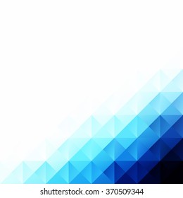 Blue Grid Mosaic Background, Creative Design Templates
